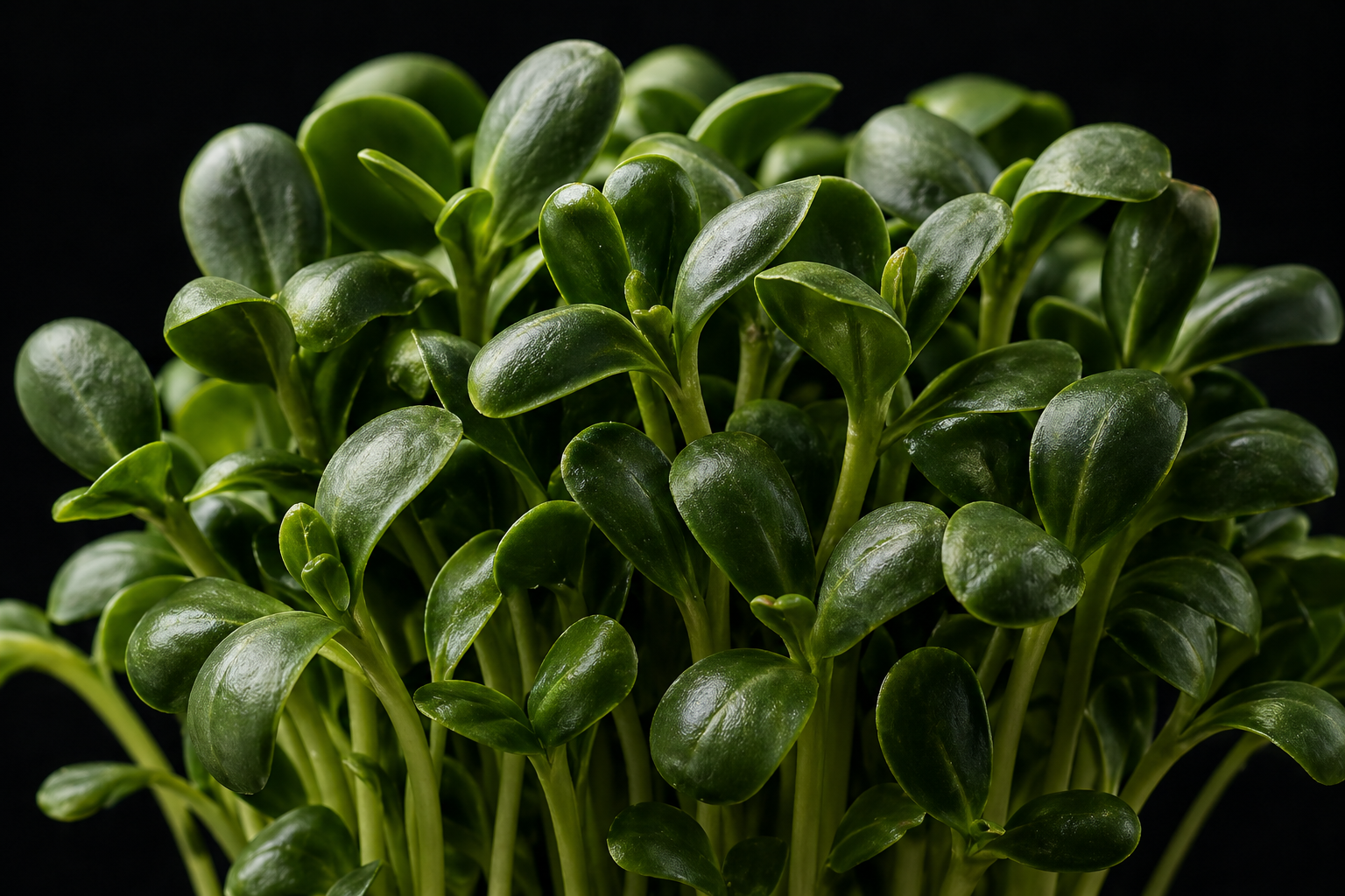 Sunflower shoots